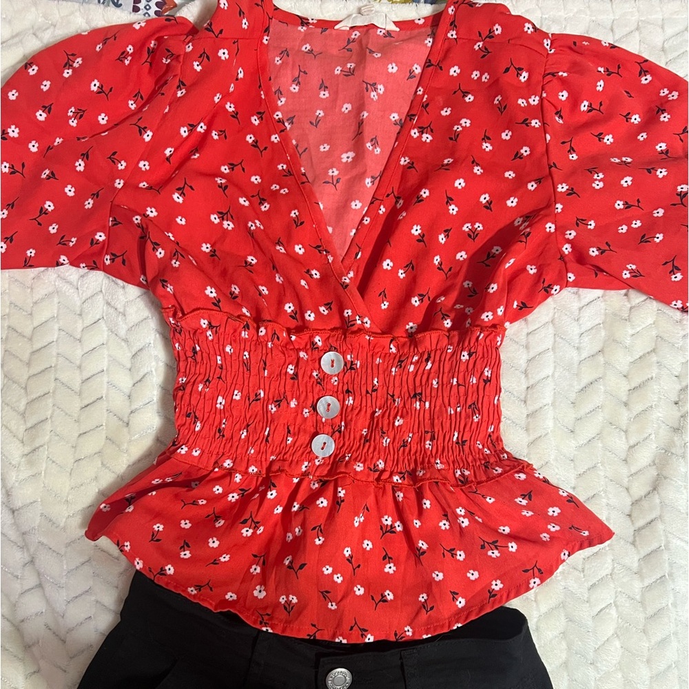 Cute floral blouse